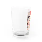 放蕩娘の売店のゲイシャコンニチハ Water Glass :left