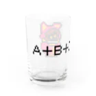 ぴこりずむの ポールポジションABC Water Glass :left