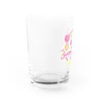 万福遐福商店の猫ちゃんロゴシリーズ Water Glass :left