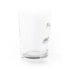 あにらむしょっぷのマテをする柴犬 Water Glass :left