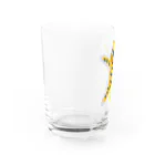 フカツ マリエの虎の敷物（縦）　粘土製 Water Glass :left