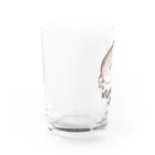 LalaHangeulのNamaqua rain frog(なまかふくらがえる) 英語バージョン Water Glass :left