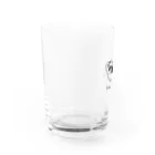 コフグのおまめずshopのおまめずロゴ入りグラス Water Glass :left