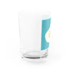 【シマエナガグッズ】ちくわファクトリーのめだまやき　たぶん Water Glass :left