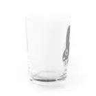 ButterConyのシンプルうさぎロゴマーク Water Glass :left