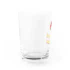 【シマエナガグッズ】ちくわファクトリーのシマエナガ ショートケーキ たぶん Water Glass :left