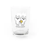 DECORのゆるだるリアクションうさぎ　なんでやねんver. Water Glass :left