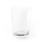 FUNNY JOKESのアベ政治を許さない 筆文字白ロゴ Water Glass :left