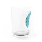 KOKaKのおじキャメル　ロゴはな Water Glass :left