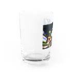 クマ熊のおやすみーとばん Water Glass :left