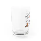 Oh!Challeの雪だるまちゃんカップル Water Glass :left