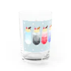 ぱからたからの枠色クリームソーダ Water Glass :left