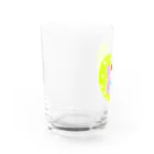 おばあちゃんのサンタうさぎ Water Glass :left