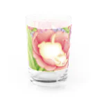 とむのもちもちねことお花畑 Water Glass :left