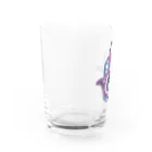 IZANAMI by Akane Yabushitaの誕生石色✋ハムサの手（2月・アメジスト） Water Glass :left