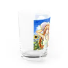 志瓜のSUZURIの夏のつなここ Water Glass :left