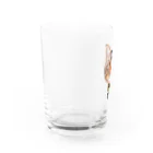 CAT CROWNのまんまる寅次郎 Water Glass :left