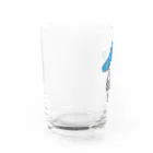 とおにゅう屋のきのこまる（青色） Water Glass :left