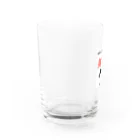 Twitter依存症の赤飯 Water Glass :left