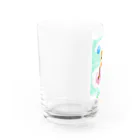 _melon_aki_のおさんぽ　テディベア  Water Glass :left