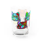 でくの族・わくてかショップのゾンビジッパーにゃんこs Water Glass :left