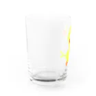 🤍一ノ瀬 彩 🐇⸒⸒ suzuri支店🤍の甘えんぼヒヨコ【ゆめかわアニマル】 Water Glass :left