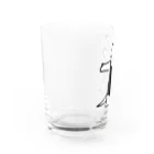 いきものや　のの（別館）の文字無し通さぬ色白ミナミコアリクイ Water Glass :left