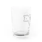 amemugi（あめむぎ）の電池切れのネコ グラス左面