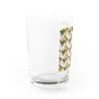 くまもとのお米販売店 富田商店グッズショップのこしひかり米袋柄 Water Glass :left