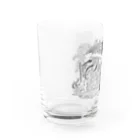 文月 槐の深海魚ゼンタングル Water Glass :left