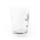 🤍一ノ瀬 彩 🐇⸒⸒ suzuri支店🤍の甘えんぼイヌ【ゆめかわアニマル】 Water Glass :left