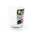 こころのお店のにゃんタクロースのクリスマス Water Glass :left