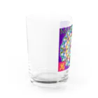 日本酒ロックの萬鱈(まんだら) Water Glass :left