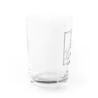 YamamoriMeidoの寝ているトイプードル Water Glass :left