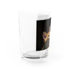 蛍石の夜中の君は　勘定に入れない Water Glass :left