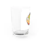 鳥式ナグの醤油ラーメン Water Glass :left