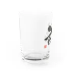 筆文字アートのSAKURABAの一文字シリーズ Water Glass :left