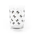 みきぞーん｜保護猫 ミッキー画伯と肉球とおともだちのjolene 総柄 Water Glass :left