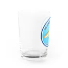 猫と釣り人のSHIROGISU_2R Water Glass :left