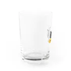 くろねこやのくろねこやロゴ普通 Water Glass :left