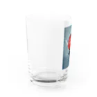 AMPLの架空の絵本「鹿のジャックの航海」グッズ Water Glass :left