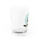 ステッカー屋のがもちゃ Water Glass :left