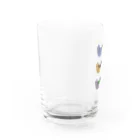 くるっぽShopのハトの仲間たち Water Glass :left