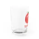 chicodeza by suzuriのシンプルなトマトのイラスト グラス左面
