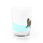 ひかるのクサガメのグラス Water Glass :left