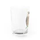 LalaHangeulのHORNED OWL (ミミズク) Water Glass :left