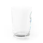 89虎の巣穴のひもじい青虎 Water Glass :left