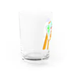 Lily bird（リリーバード）の芸術の秋文鳥 Water Glass :left