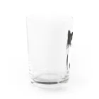 aiueoneko358のハチワレちゃんとシマエナガ Water Glass :left