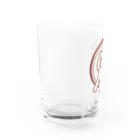 ari designのつけまつげな犬 Water Glass :left